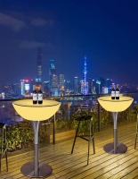 Комплект светящейся мебели Стол+2 стула V10 Комплект светящейся мебели Стол+2 стула V10