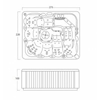 Спа бассейн Treesse Ibiza Спа бассейн Treesse Ibiza